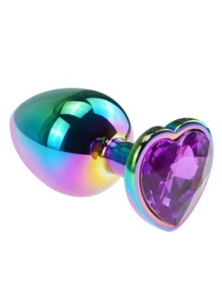 Metalni analni plug sa cirkonom u obliku srca AT 1226-2